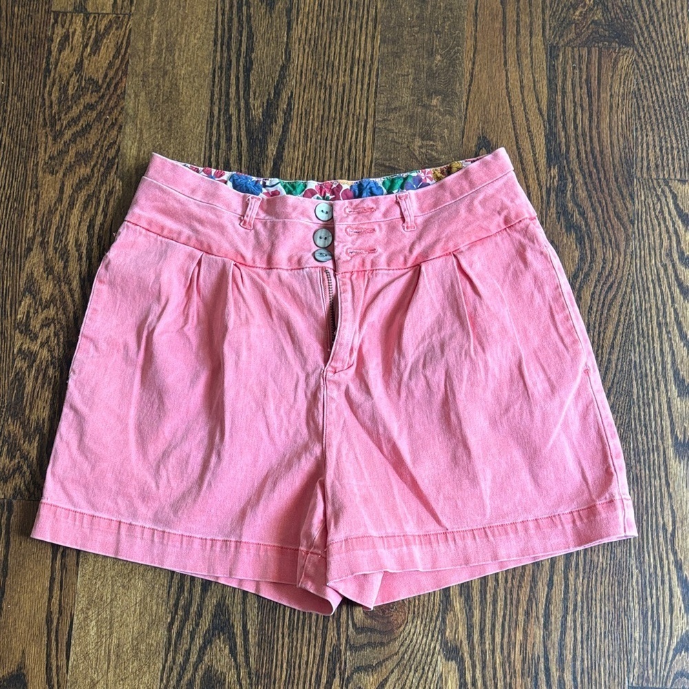 One 5 One High Waist Pink Women's Shorts